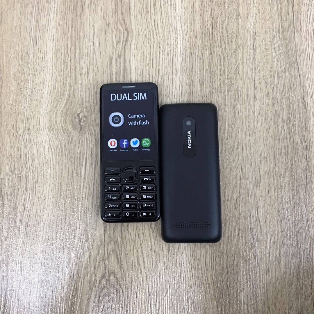 (Black)Nokia 206 DUAL SIM IMPORT REFURBISHED 95% NEW(Ready Stock)